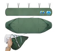 Funda Protectora Para Toldos Jardín Para Patio, Cubierta Protectora Contra La Intemperie, Bolsa De Almacenamiento Para Impermeables Invierno, Manual Cubierta Antipolvo Para Patio (4M,Green)