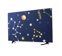 Funda protectora para TV para uso en interiores y exteriores, resistente a la intemperie y al polvo, para televisores de pantalla plana, tela