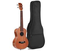 Funda protectora para ukelele de concierto de 23 pulgadas, bolsa acolchada resistente al agua con bolsillo para accesorios y correa de hombro ajustable, bolsa para viajes y almacenamiento, decoracion