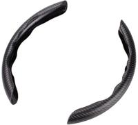 Funda Protectora para Volante de Coche para Hyundai para ix35 Cubierta de Fibra de Carbono Antideslizante protección Universal del Volante Accesorios del Coche 2 uds Cubiertas del Volante