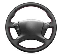 Funda Protectora para Volante de Coche para Toyota para Avensis T25 2003-2007 Cubierta de Volante de Cuero Artificial Adecuada