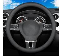 Funda Protectora para Volante de Coche para Toyota para Yaris para Cross MXP I 2021 2022 2023 2024 Cubiertas De Volante Cubierta De Volante De Cuero De Microfibra 37-38cm/15''(Black-2)