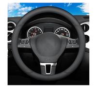 Funda Protectora para Volante de Coche para Toyota para Yaris para Cross para MXP I 2021 2022 2023 2024 Cubierta de Cuero de Microfibra para Volante 37-38cm/15'(Black-1)