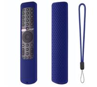 Funda protectora para Xiaomi Mi TV P1 50 43 P1E Q1 75 Q1E 55 XMRM-19 Mando a distancia por voz Funda de silicona suave a prueba de polvo anticaídas (azul medianoche)