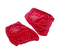 Funda protectora para zapatos de patinaje artístico hecha de forro polar grueso, absorbe la humedad y evita el óxido, la banda elástica garantiza un ajuste seguro durante el viaje o almacenamiento (M