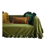 Funda protectora personalizable de terciopelo estilo francés para sala de estar (ancho x largo): 205 x 260 cm, elegante protector de muebles, suave y duradero