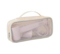 Funda protectora portátil de nailon para secadora de pelo, planchas planas, interior seguro, cierre con cremallera, bolsa protectora de nailon, albaricoque, Talla única