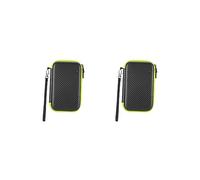 Funda protectora portátil para hombre, afeitadora eléctrica, funda de viaje, color negro, 20 x 12,6 x 6,5 cm, Juego de 2 (negro, 20 x 12,6 x 6,5 cm), 20 x 12.6 x 6.5cm, como se muestra en la