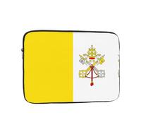 Funda protectora portátil para portátil con la bandera del Vaticano adecuada para viajes de negocios y documentos de 10 pulgadas