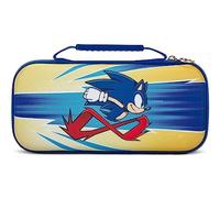 Funda protectora PowerA para Nintendo Switch, Switch Lite y modelo OLED, funda protectora rígida con asa de transporte y almacenamiento para 9 tarjetas de juego, oficial: Sonic Peel Out