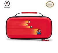 Funda protectora PowerA para Nintendo Switch, Switch Lite y modelo OLED, funda protectora rígida con asa de transporte y almacenamiento para 9 tarjetas de juego, oficial: Speedster Mario