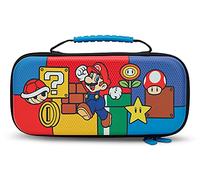 Funda protectora PowerA para Nintendo Switch, Switch Lite y modelo OLED, funda protectora rígida con asa de transporte y almacenamiento para 9 tarjetas de juego, oficial: Mario Pop
