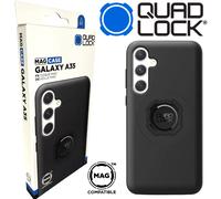Quad Lock mag Funda para Samsung Galaxy A35 Negro