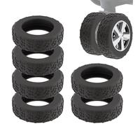 Funda protectora resistente a los arañazos para ruedas, resistente a la intemperie para ruedas de 1,97 a 2,56 pulgadas (rosa, azul, negro, gris), Negro , riferimento alla descrizione, Consulte