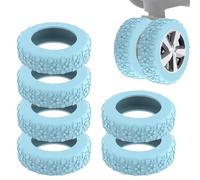 Funda protectora resistente a los arañazos para ruedas, resistente a la intemperie para ruedas de 1,97 a 2,56 pulgadas (rosa, azul, negro, gris), , riferimento alla descrizione, Consulte