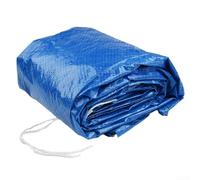 Funda protectora resistente hecha de tela de fibra de plástico de agua, protege al aire libre de la lluvia y la suciedad, se adapta a 305 cm o 366 cm de diámetro