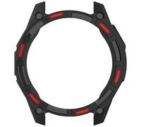 Funda protectora resistente para Garmin Enduro 3, color negro y rojo