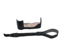 Funda protectora retro para cámara, cubierta compacta de poliuretano medio cuerpo para cámara Olympus E P7 sin espejo que proporciona protección sin comprometer la movilidad (negro)