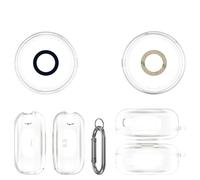 Funda Protectora rígida de TPU para Anker Soundcore Sleep A30 Accesorios Funda Protectora a Prueba de Polvo, arañazos, Golpes y caídas con Gancho (Transparente)