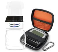 Funda protectora rígida para Bosch Intuvia, E-Bike Computer Display Funda protectora impermeable con mosquetón y protector de pantalla (carcasa rígida con cremallera + funda de TPU)