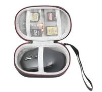 Funda Protectora rígida para Logitech M510 M590 M330 M720 M750 M650 G304 G305,Ratón inalámbrico Caja de Almacenamiento a Prueba de Golpes Bolsa de Viaje compacta,Sólo Funda (Negro)