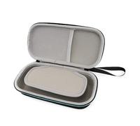 Funda protectora rígida para plumero eléctrico WOLFBOX MF100, caja de almacenamiento para accesorios de plumero de aire JUFINX con bolsillo de malla, funda de transporte portátil de EVA para boquillas