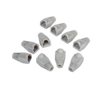 Paquete de 10 cubiertas para conectores de red RJ45 (grises) - AISENS