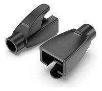 Funda Protectora RJ45 - Funda de 100 Unidades, Color Negro, Protege Conectores RJ45, Ideal para Evitar daños y Desgaste. *