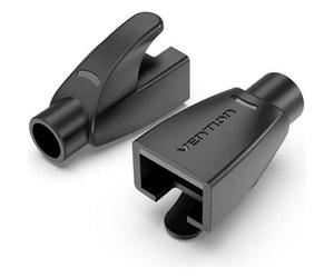 Funda Protectora RJ45 Vention IODB0-100/ 100 uds/ Negra