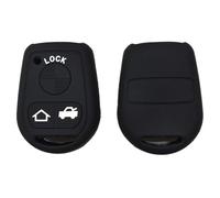 Funda Protectora Silicona Mando Llave para BMW E31 E32 E34 E36 E38 E39 E46 Z3, Funda Portallaves, Múltiples Colores (Negro/Rojo/Azul) (Black)
