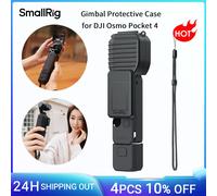 Funda Protectora SmallRig para DJI Osmo Pocket 4 con Correa de Muñeca, Carcasa de Silicona, Protector de Pantalla y Mango Roscado 6005