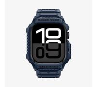 Funda protectora Spigen Rugged Armor Pro 2 + correa para Apple Watch 10/11 42mm Marina