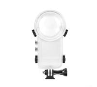 Funda protectora subacuática para Insta360 X5 que ofrece un rendimiento impermeable de 50 m y carcasa de policarbonato transparente