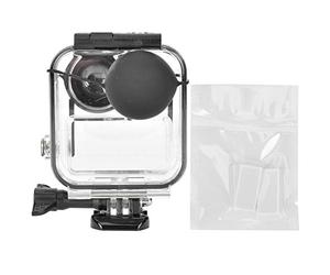 Funda Protectora Sumergible 20m para Cámara de Acción, Carcasa Ajustable y Táctil, Cubierta Resistente para Buceo - Material Antioxidante y Antiarañazos, Protección Completa para