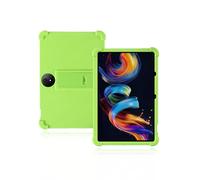 Funda protectora TCL NXTPAPER 11 Plus 11.5 pulgadas 2025 yystao para niños de silicona suave compatible con soporte ajustable (verde)