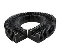 Funda protectora telescópica para rieles de guía lineales HGR25, cubierta flexible a prueba de polvo para CNC y equipos, 200 1000 mm de longitud (200 mm)