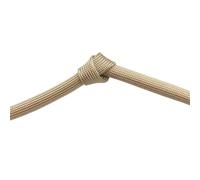 Funda protectora térmica de fibra de vidrio, Braided Fiberglass Sleeve 800 Deg.C High Temperature Coffee Multiple Sizes(16MMx5M)