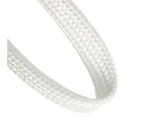 Funda protectora térmica de fibra de vidrio, Glass Fibre Sleeving 1m 600deg UV Resistance 1-25mm Diameter 1 Piece(16mm)