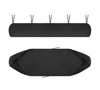 Funda Protectora Toldos, 420D Oxford Tarpaulin Awning Bolsa de Almacenamiento Solar Impermeable contra la Nieve de Polvo, para Patio Cubierta Retráctil, Jardín Al Aire Libre y muebles (4M Negro)