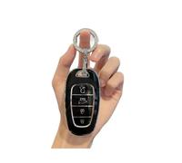 Funda Protectora TPU para Llave Coche 4 Botones para Hyundai para Tucson para Solaris para Sonata Hybrid Nexo NX4 para Santa Fe DN8 2020-2022(Black,Set)