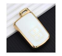 Funda Protectora TPU para Llaves Coche De 2 3 Y 4 Botones para Toyota para Alpard para Vellfire HV para Noah para Voxy para Esquire Y para Sienta(A - White)