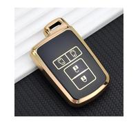 Funda Protectora TPU para Llaves Coche De 2 3 Y 4 Botones para Toyota para Alpard para Vellfire HV para Noah para Voxy para Esquire Y para Sienta(B - Black)