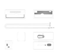 Funda protectora transparente anticaídas para Kodak Charmera con llavero para cámara digital, carcasa suave de silicona específica para cámara, White, Funda protectora
