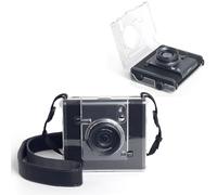 Funda protectora transparente con correa para Instax Wide EVO, cubierta de cámara, a prueba de arañazos, a prueba de polvo, funda de PC transparente para cámara amplia EVO, protección total,