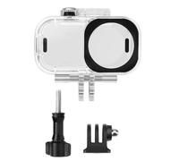 Funda protectora transparente para cámaras de acción de buceo subacuático, funda ajustable para cámara