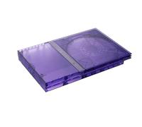 Funda protectora transparente para consolas PS2 serie 9XXXX/7XXXX, carcasa de repuesto para PS2 Slim 9XXXX 7XXXX, accesorio de consola de videojuegos retro (7XXXX morado transparente)