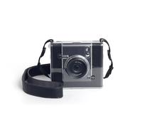 Funda protectora transparente para Instax Wide EVO, material de policarbonato antigolpes, funda protectora portátil transparente con cordón, Clear, Funda protectora transparente para Instax Wide EVO