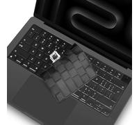 Funda protectora ultrafina para teclado M2, M3, M4, MacBook Air de 15 pulgadas, M2, M3, M4, MacBook Air de 13.6 pulgadas, MacBook Pro 2025-2021 de 14 pulgadas, 16 pulgadas, M4, M3, M2, M1 Chip Pro/Max