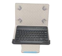 Funda protectora universal de diseño compacto con teclado desmontable y soporte integrado. Teclado Bluetooth para tablet PC y teléfono móvil de