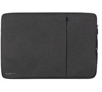 Funda Protectora Universal Gecko Cubre 17 Pulgadas para Ordenador portátil y Tableta, Material 100% GRS, Espuma aeroprotectora, Resistente a Salpicaduras, Color Negro